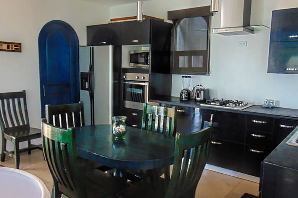 full kitchen with modern appliances