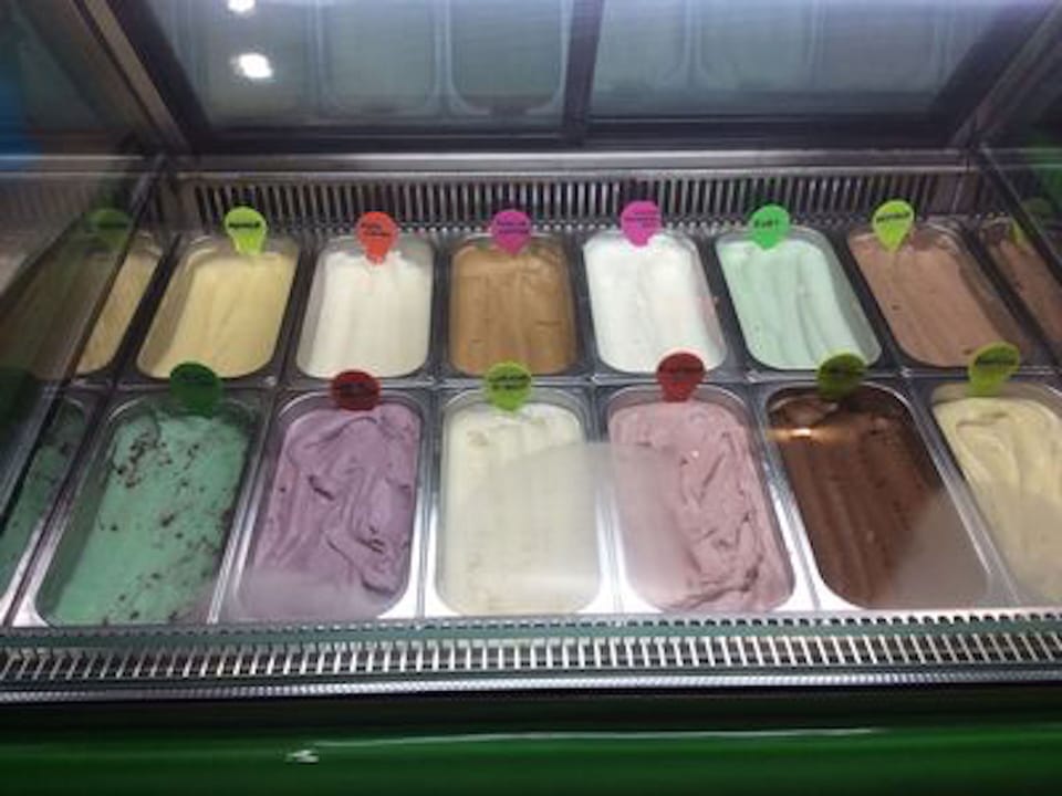 Gelato shop on site!