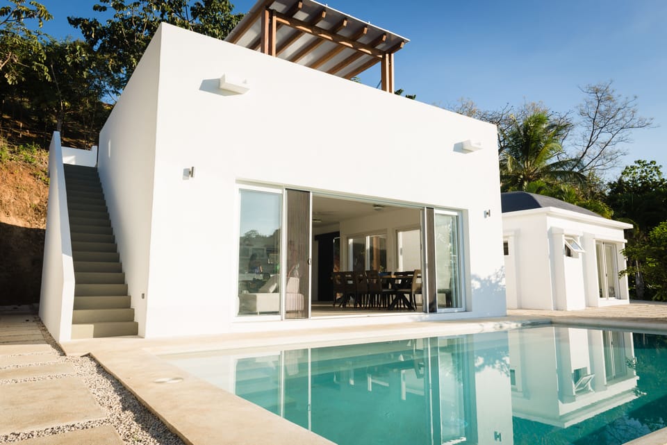 Stairs to rooftop lounge, Master suite to the right await you!