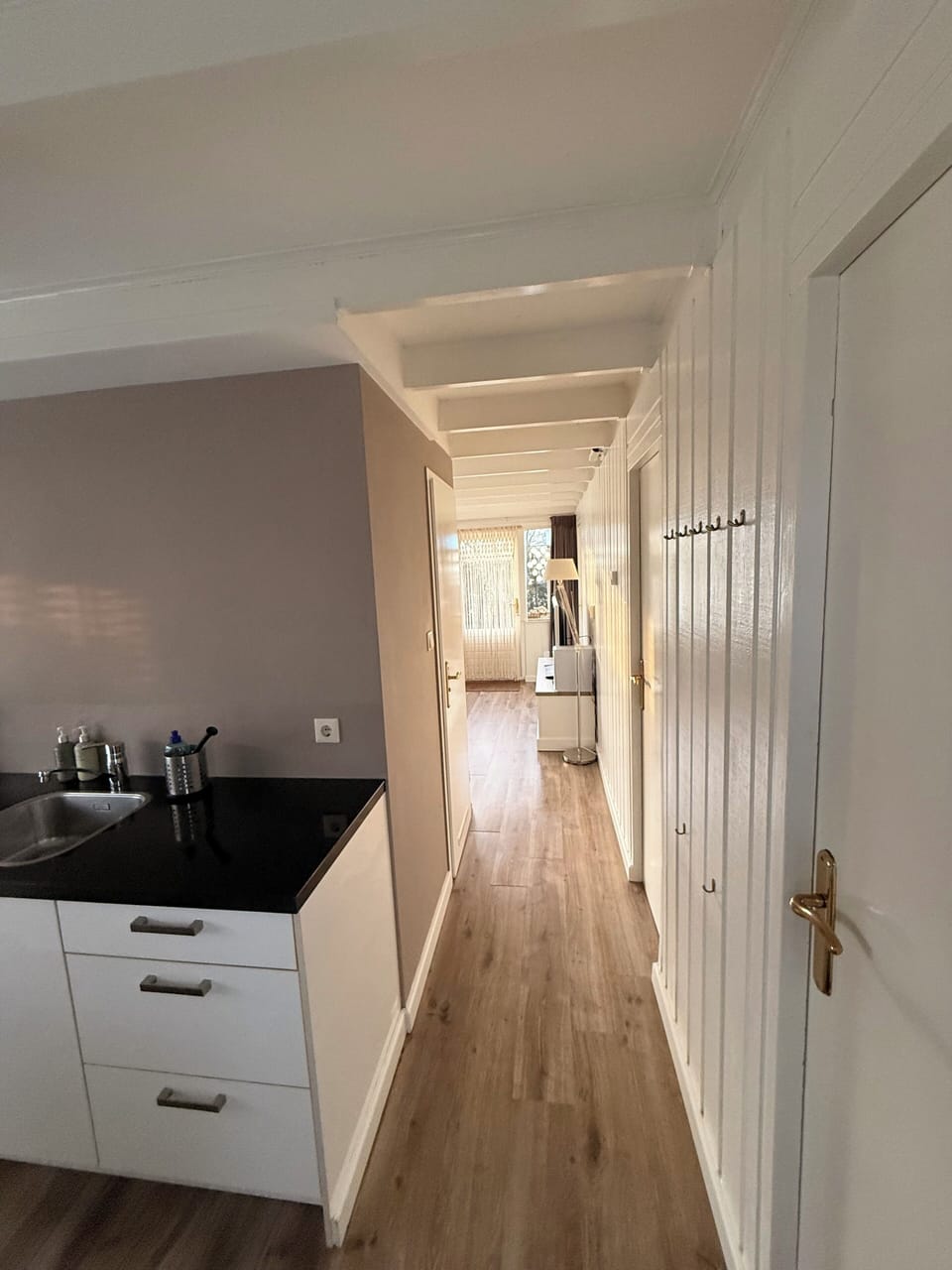 View when you step into the bungalow through the front door.