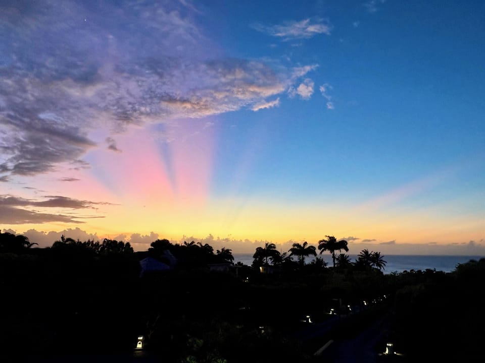 Another stunning sunset from the Club House pool