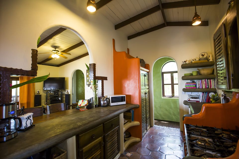 Gourmet Kitchen with 6 burner gas stove, and everything you need to celebrate.