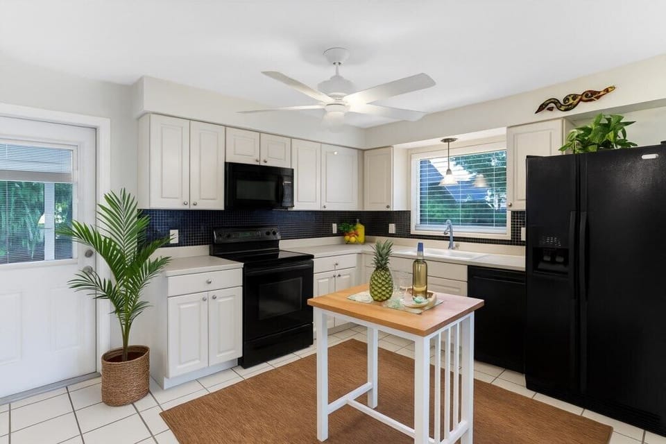 Furnished kitchen ready to make easy meals