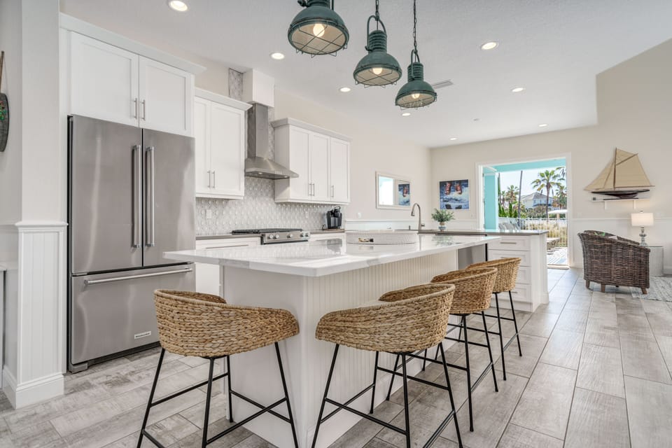 The open concept living on the 1st floor is the ideal space to gather together.