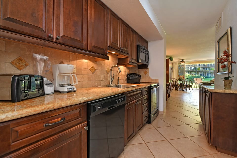 Welcome!  Come on in to our beautiful kitchen which makes for a happy chef!