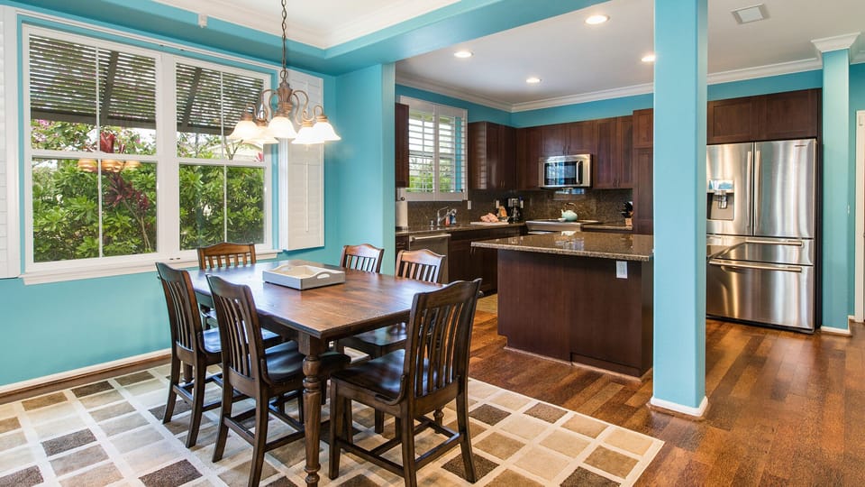 Nihilani at Princeville Resort #01B - Dining Room & Kitchen - Parrish Kauai