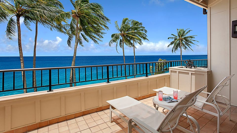 Whalers Cove at Koloa Landing #137 - Oceanfront Lounging Lanai - Parrish Kauai