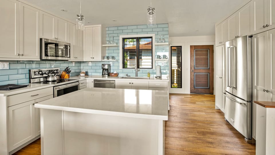 Nihi Kai Villas at Poipu #504 - Fully Equipped Kitchen & Entry - Parrish Kauai