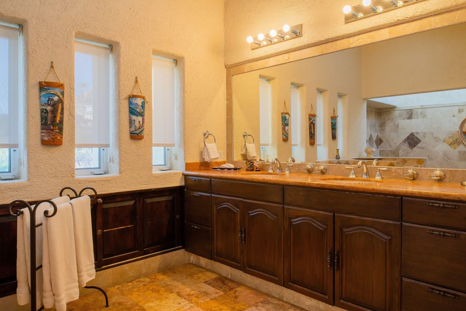 En suite bathroom