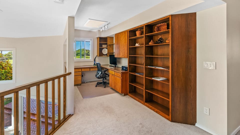 Kiahuna Vista at Poipu Beach - Upper Level Office Loft - Parrish Kauai