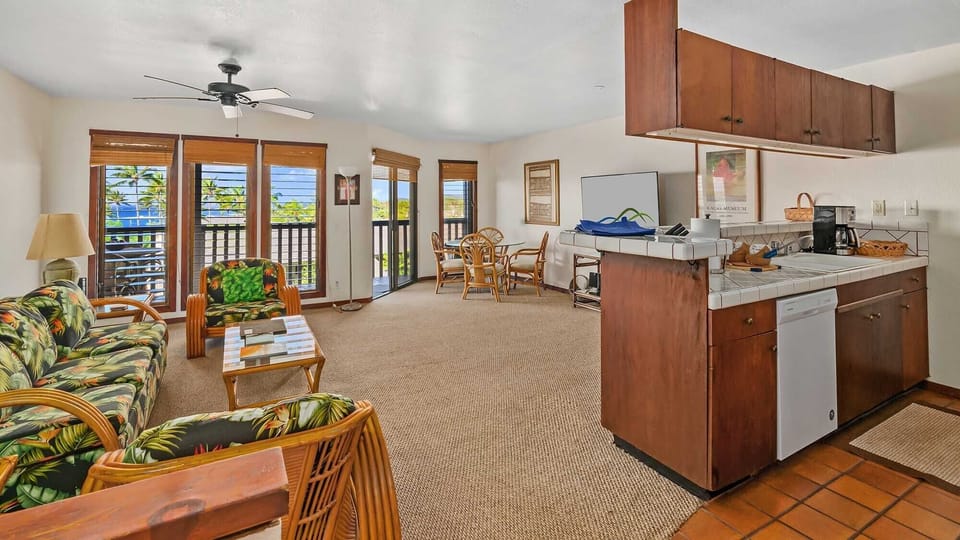 Nihi Kai Villas at Poipu #807 - Living & Dining Room - Parrish Kauai