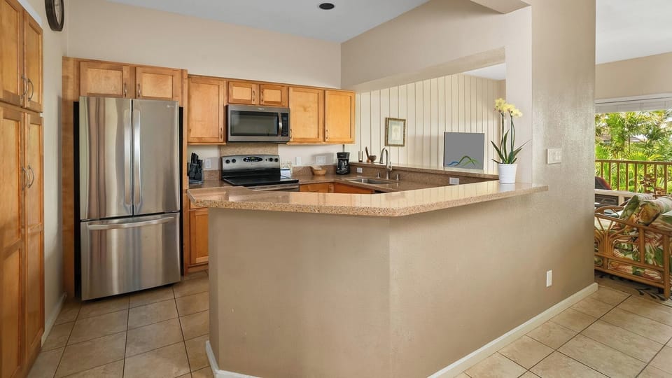 Manualoha at Poipu Kai #1006 - Spacious Kitchen - Parrish Kauai