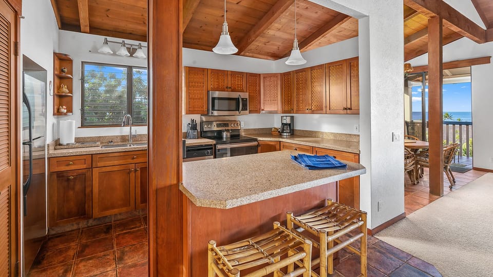 Nihi Kai Villas at Poipu #820 - Fully Equipped Kitchen - Parrish Kauai