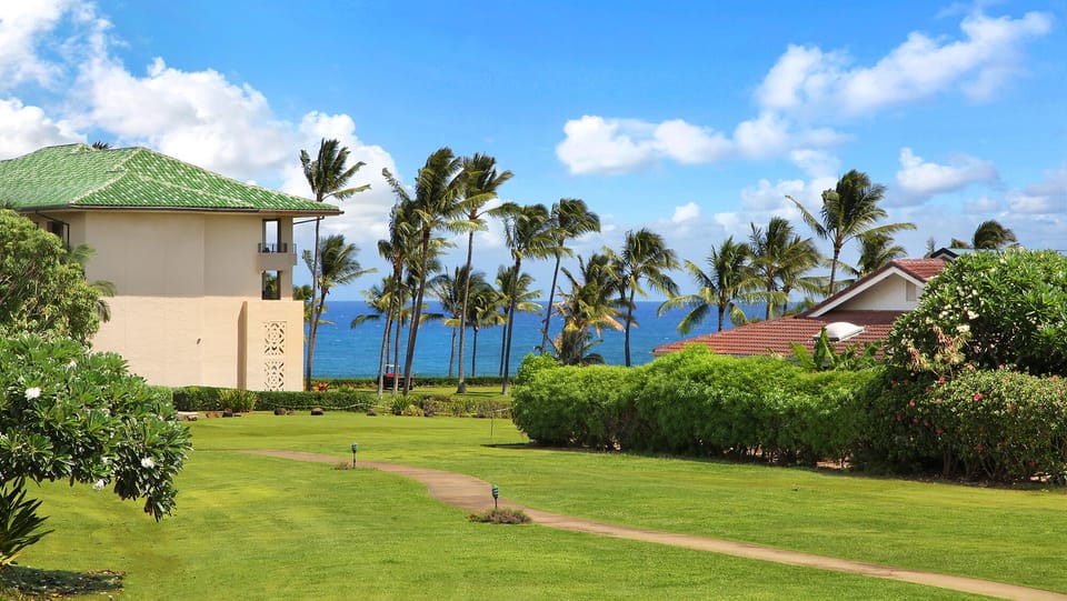 Hale Maluhia at Poipu Kai - Ocean View Lanai - Parrish Kauai