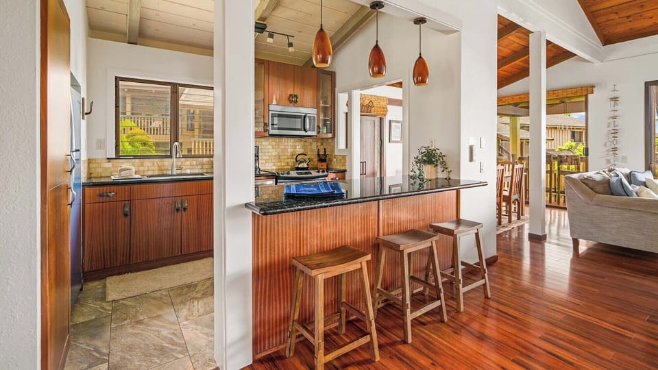Nihi Kai Villas at Poipu #600 - Kitchen & Breakfast Bar - Parrish Kauai