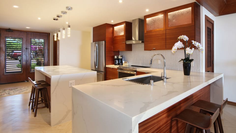 Poipu Kapili Resort #59 - Fully Equipped Kitchen & Breakfast Bar - Parrish Kauai