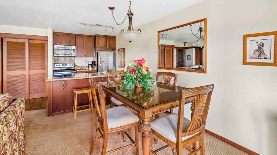 Nihi Kai Villas at Poipu #803 - Dining Room & Kitchen - Parrish Kauai