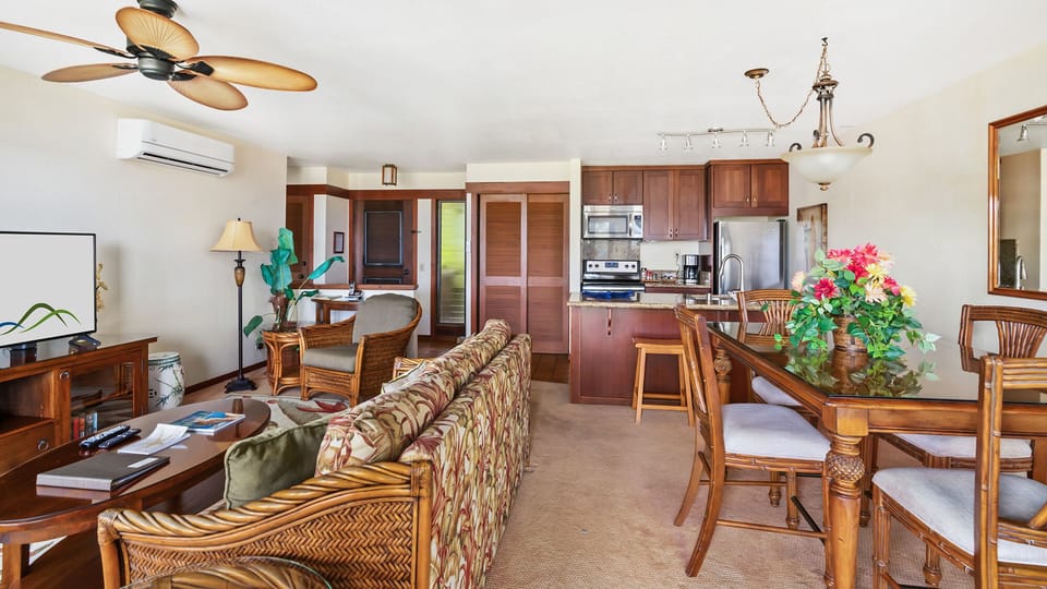 Nihi Kai Villas at Poipu #803 - Living Great Room - Parrish Kauai