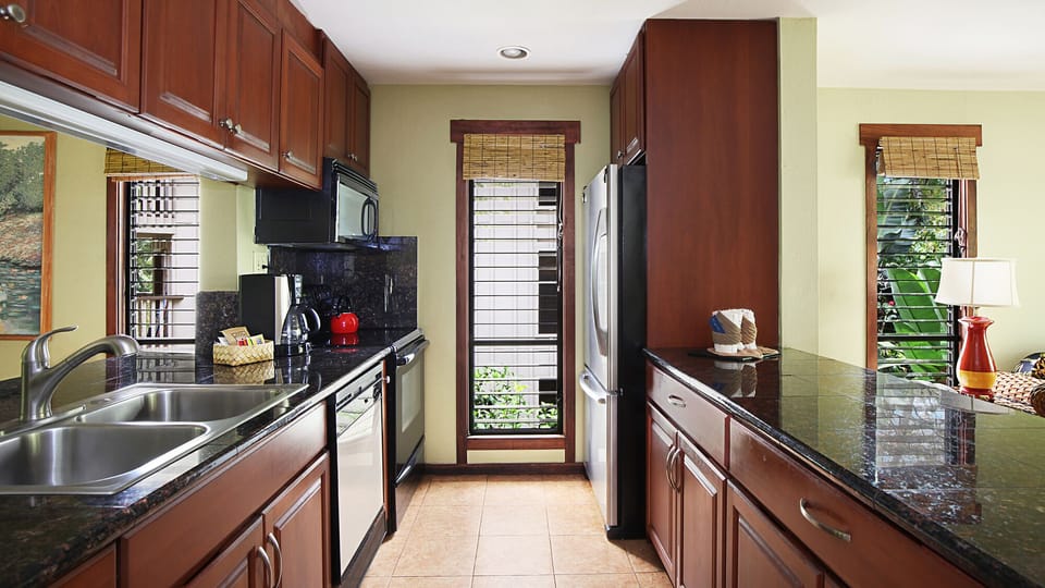 Waikomo Stream Villas #523 - Fully Equipped Kitchen - Parrish Kauai