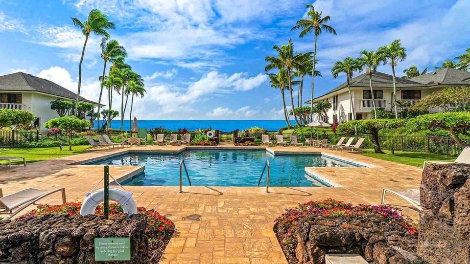 Poipu Kapili Resort - Oceanfront Pool - Parrish Kauai
