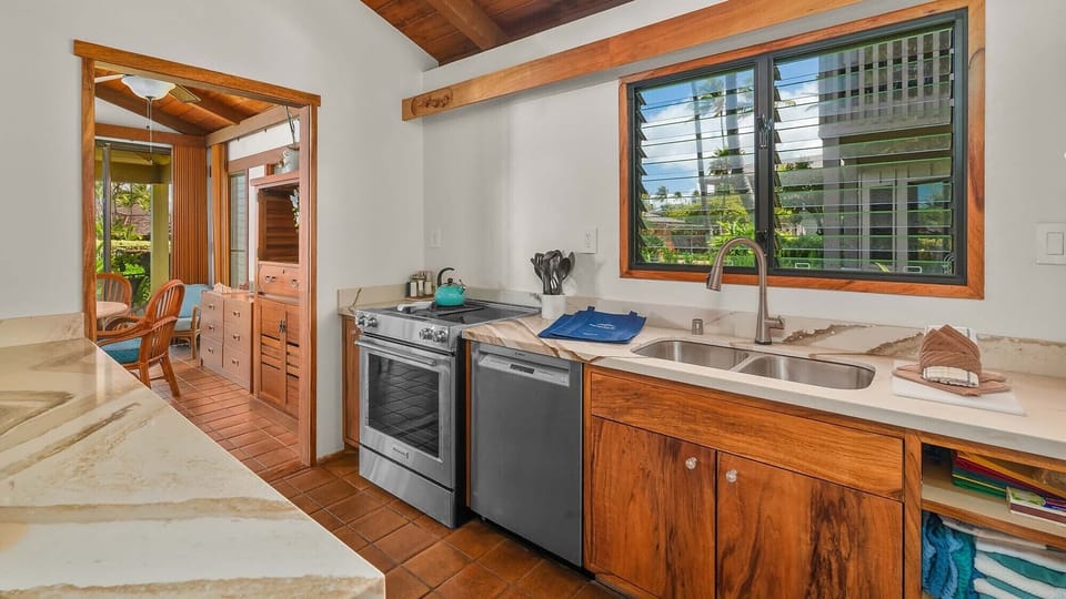 Nihi Kai Villas at Poipu #100 - Kitchen & Dining Room - Parrish Kauai