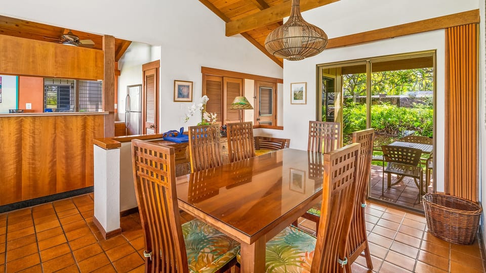 Nihi Kai Villas at Poipu #101 - Second Dining Area - Parrish Kauai
