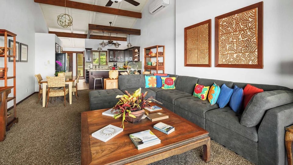 Nihi Kai Villas at Poipu #521 - Living & Dining Great Room - Parrish Kauai