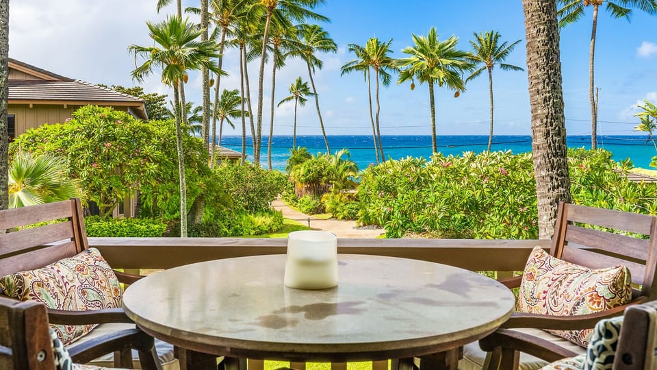 Nihi Kai Villas at Poipu #402 - Ocean View Dining - Parrish Kauai