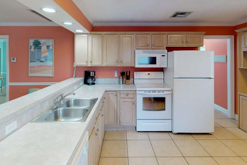 Fully Equipped Kitchen Ready for All Meal Preparation