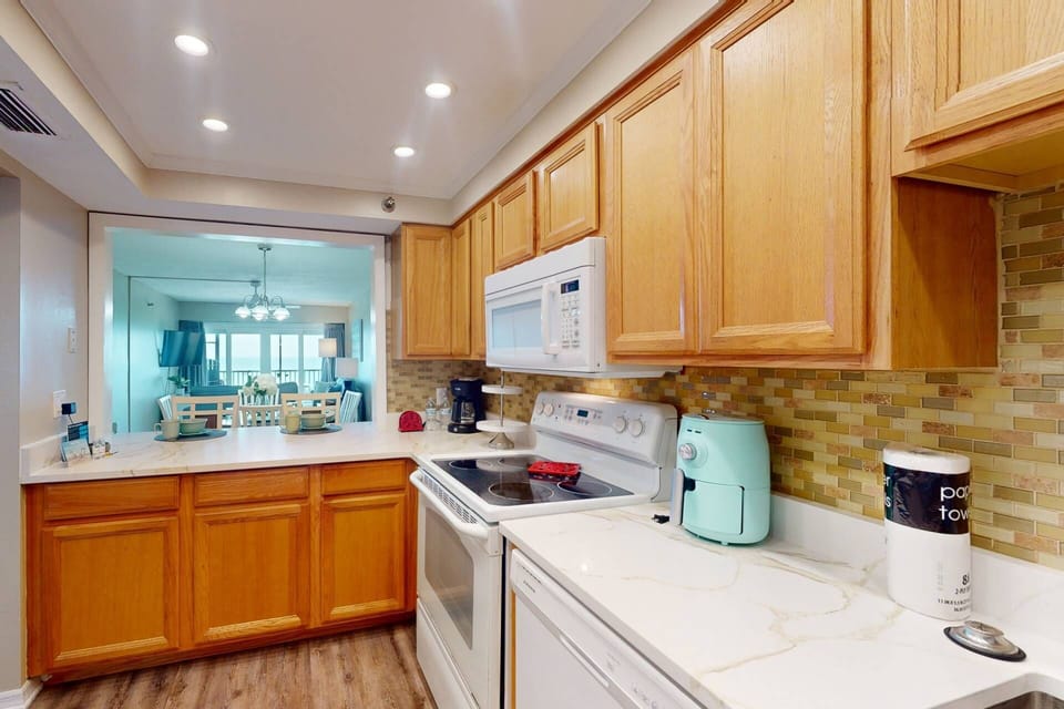 Kitchen with New Countertops and Small Appliances