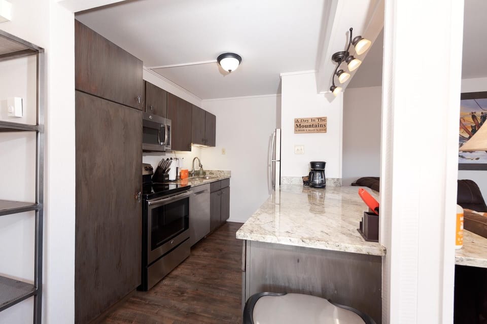 Fully stocked kitchen