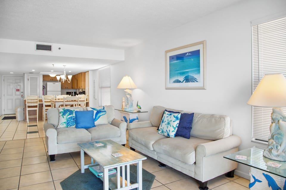Beach Place 504 Living Room