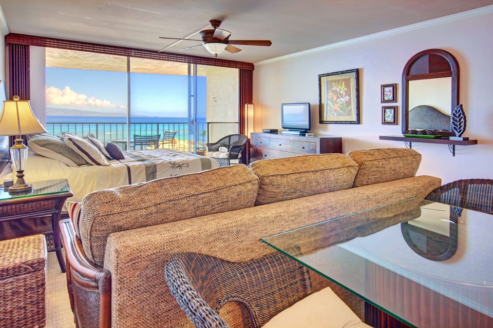 AWESOME VIEW FROM INSIDE THE CONDO, CENTRAL A/C AND CEILING FAN