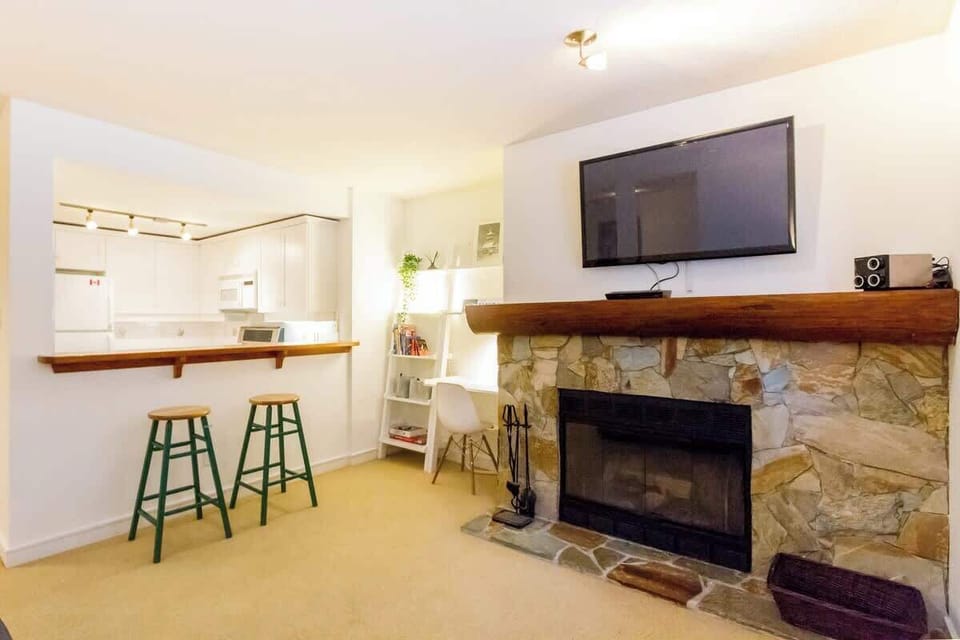 Living Area with Fireplace