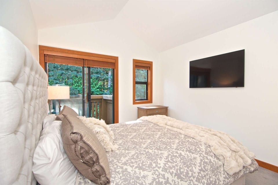 Master Bedroom with Wall mounted TV