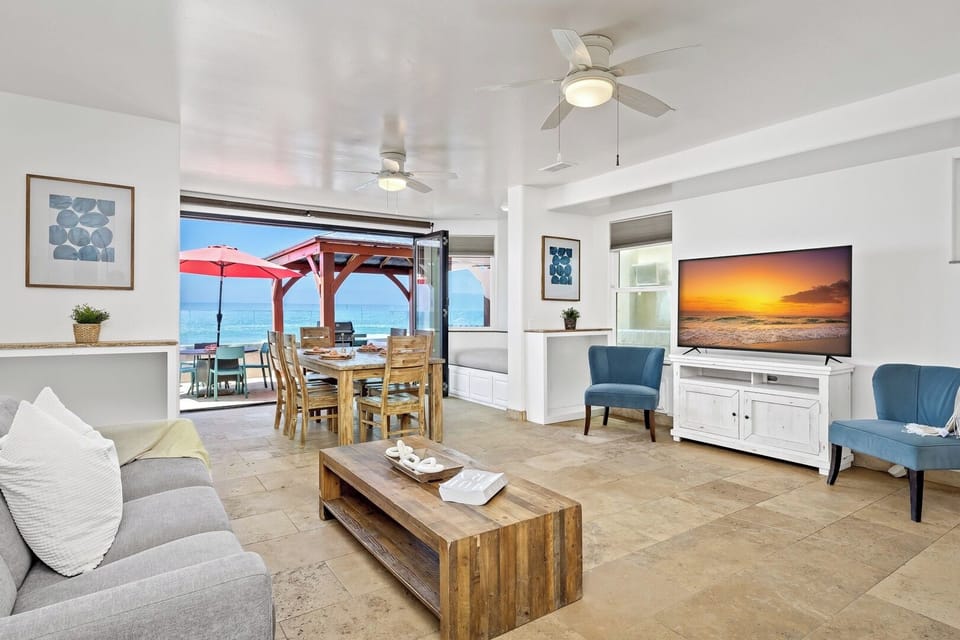 Open Concept Living & Dining with Open Ocean Views