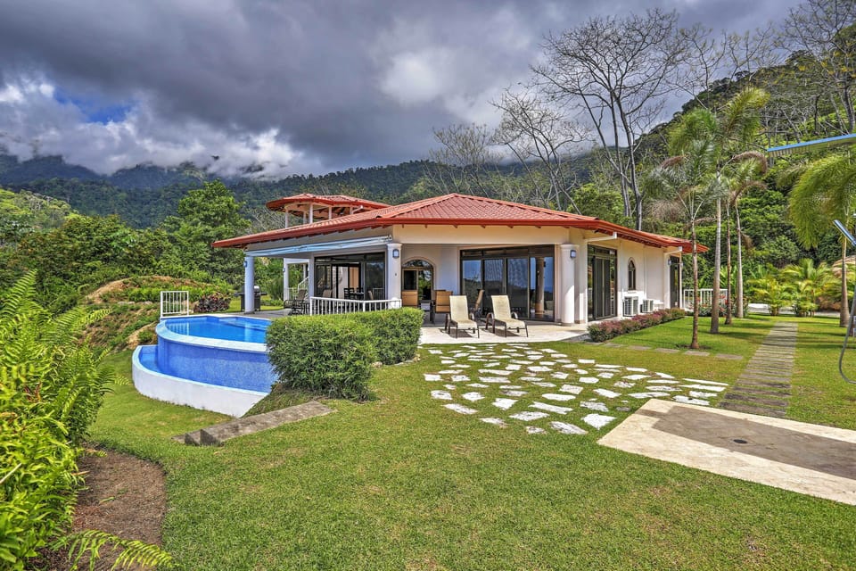 You'll be greeted by the beautiful, private exterior as you pull up to the house.