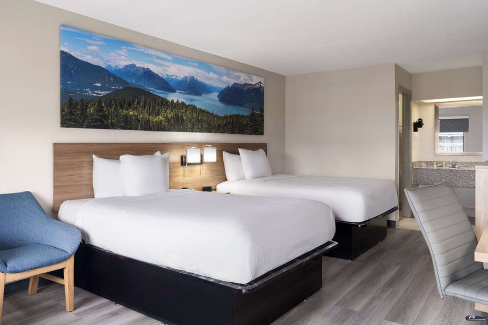 Room, 2 Double Beds, Smoking | Desk, iron/ironing board, free WiFi, bed sheets