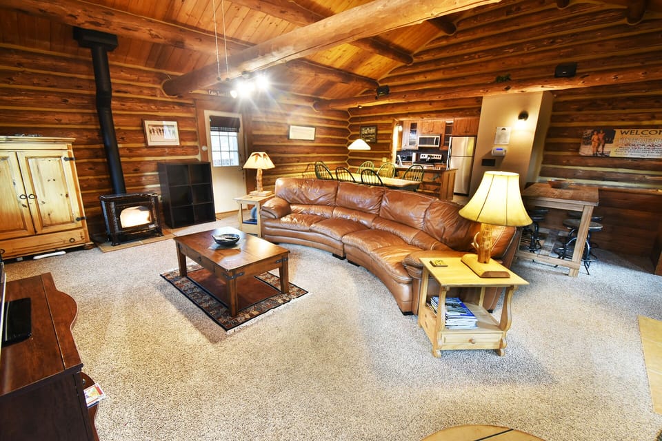 Living Area with Gas Fireplace - Living Area with Gas Fireplace