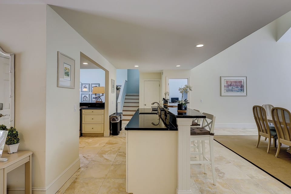 Open plan kitchen