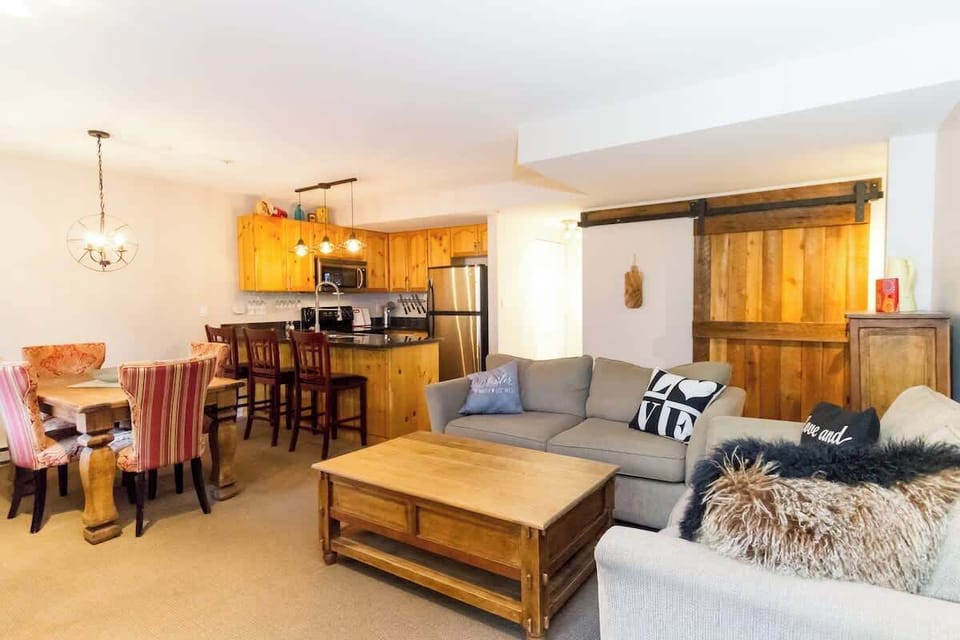 Living/Dining/Kitchen area