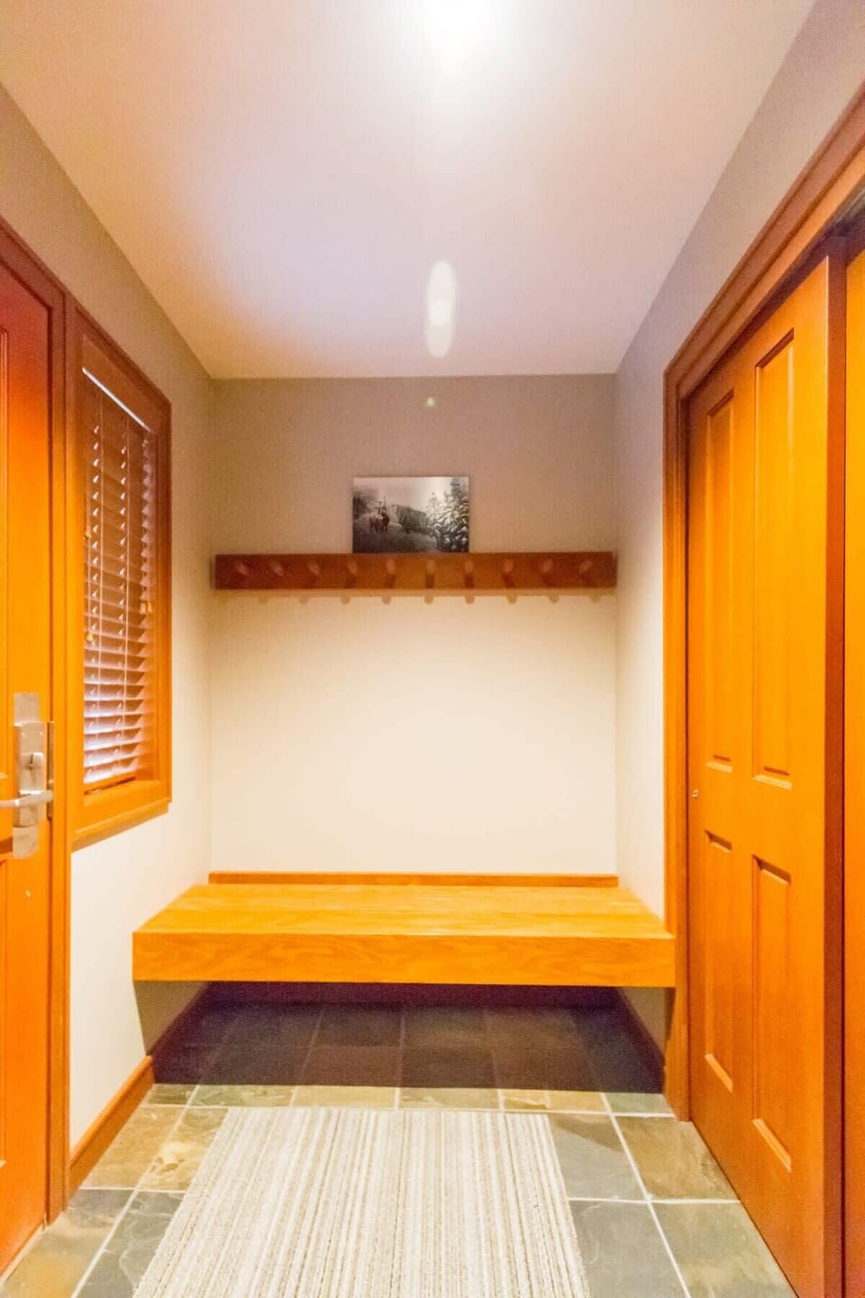 Entrance with ski Storage & Closet