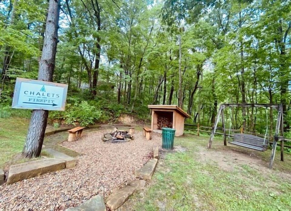 A-Frame community firepit