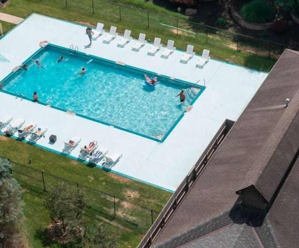 pool open Memorial Day to Labor Day on the same campus as AFrames: Chalets Old Man's Cave