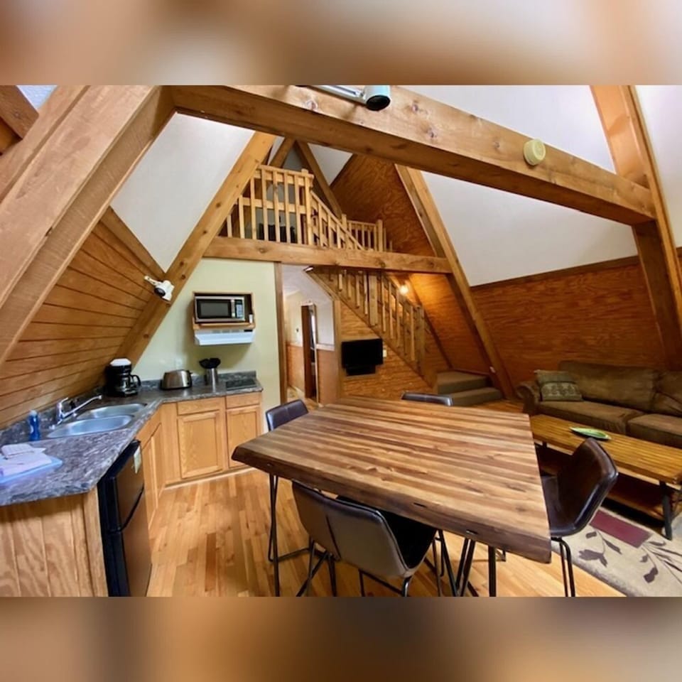 A-Frame #04 Interior View From Dining Table