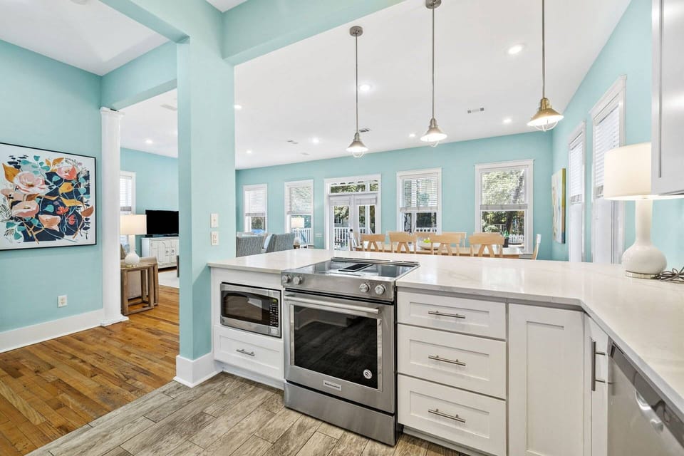 Newly renovated kitchen