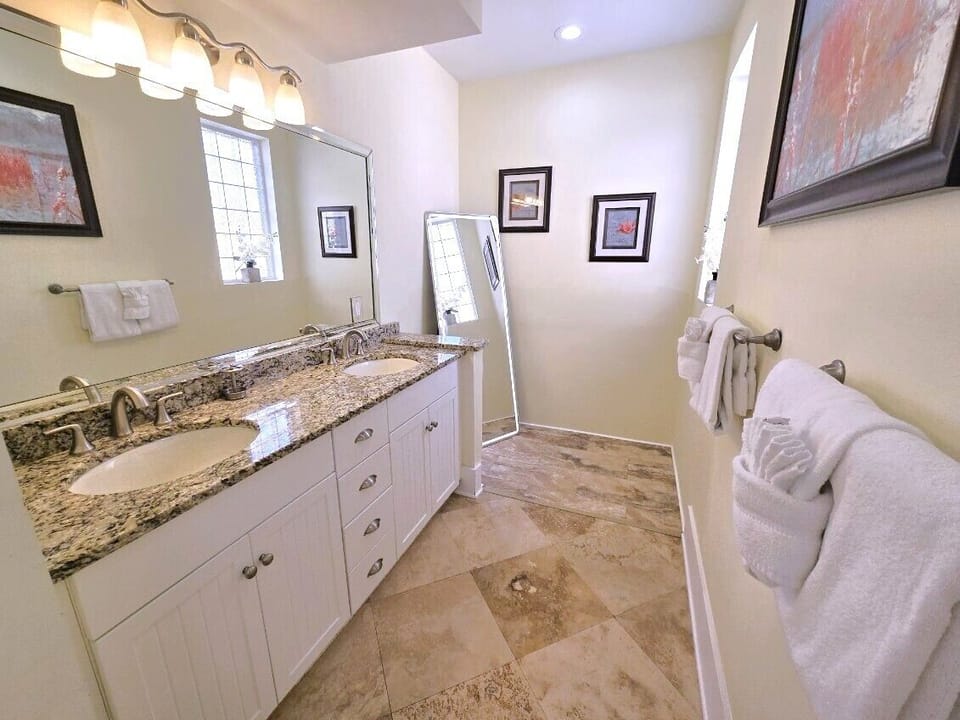 2nd floor bathroom 2 private with walk in shower