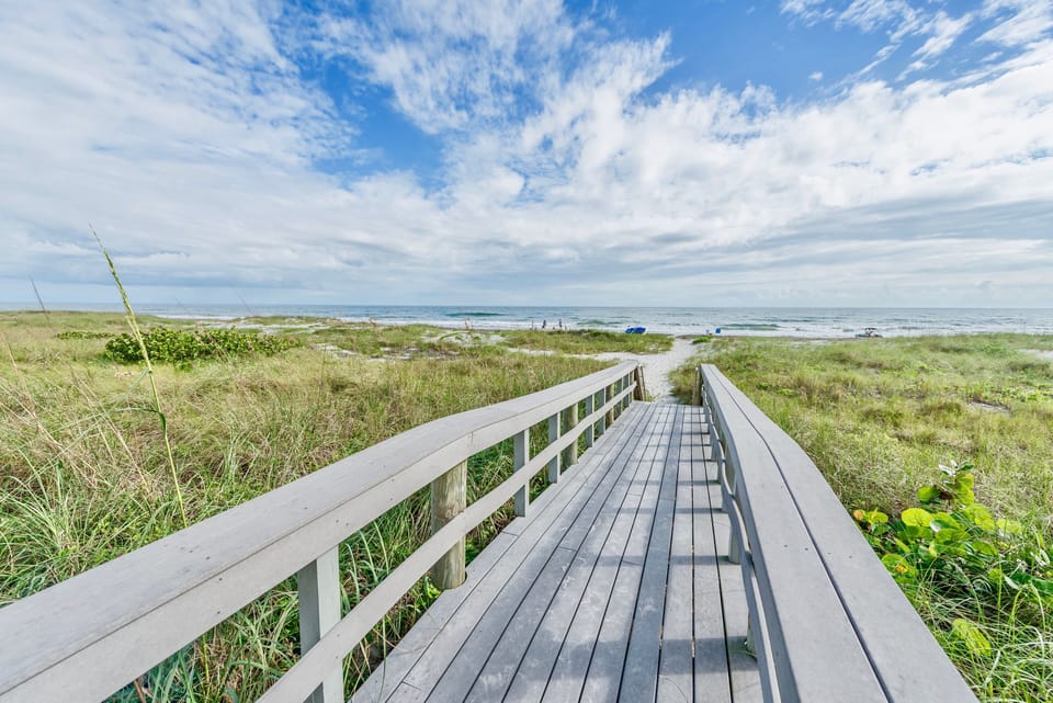 Enjoy direct private access to the beach.