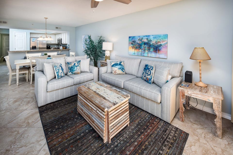 TOTALLY UPGRADED GULF DUNES 412 WILL NOT DISAPPOINT - This 2 bed/2 bath with bunk room condo is the PERFECT beach vacation getaway location. Everyone will enjoy these endless updates