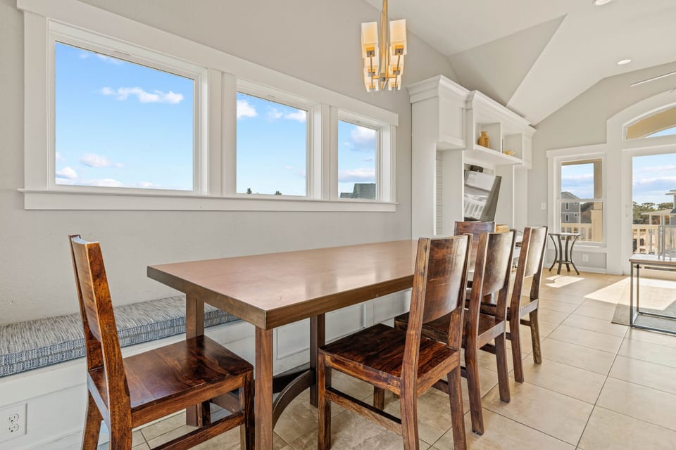 Dining Area Located on Third Level